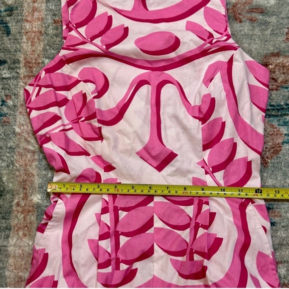 Anthropologie Porridge Pink and White Patterned Romper - Picture 7 of 12